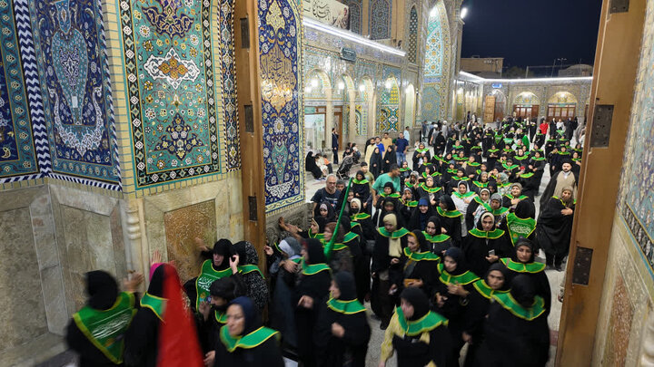 زیارت ۲۰۰ کرمانشاهی و سرخسی برای اولین بار در حرم بانوی کرامت