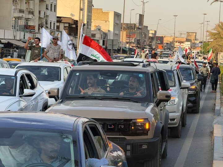 تقرير مصور/ العراقيون يحتفلون في بغداد بخروج القوات الامريكية من البلاد