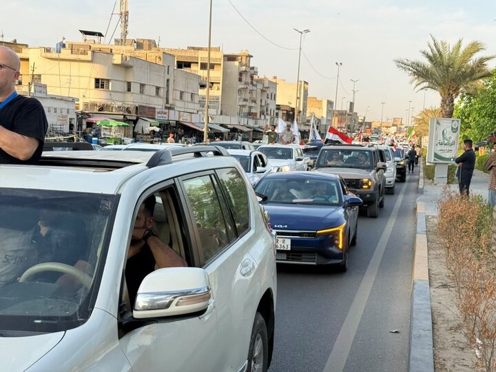 تقرير مصور/ العراقيون يحتفلون في بغداد بخروج القوات الامريكية من البلاد