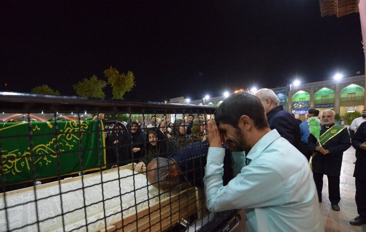 گزارش تصویری/ رونمایی از سنگ مرقد مطهر حضرت عبدالعظیم(ع)