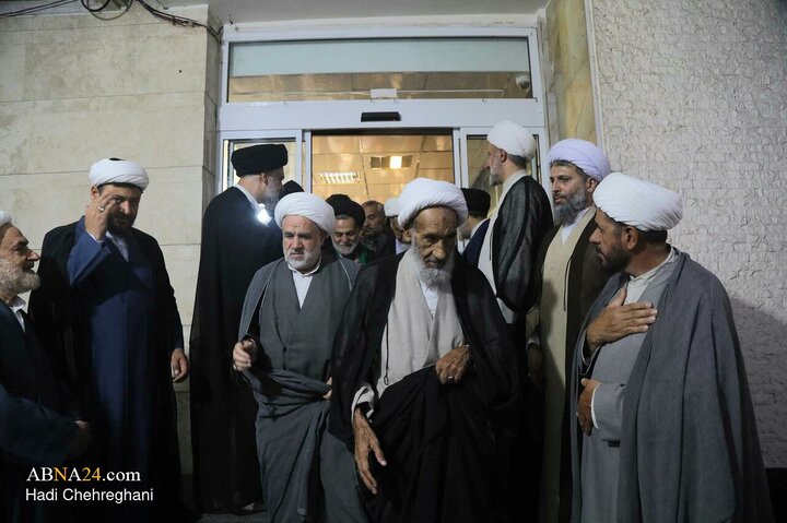 مراسم بزرگداشت مرحوم آیت‌الله شبیری زنجانی از سوی آیت‌الله نوری همدانی