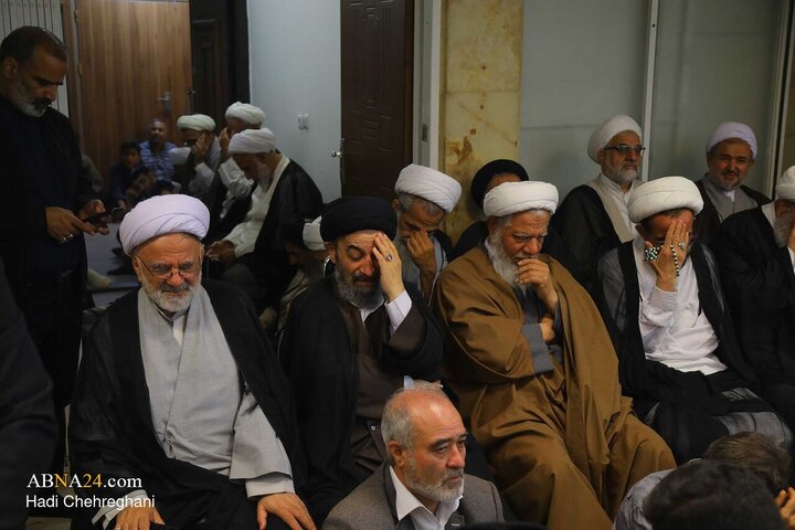 مراسم بزرگداشت مرحوم آیت‌الله شبیری زنجانی از سوی آیت‌الله نوری همدانی