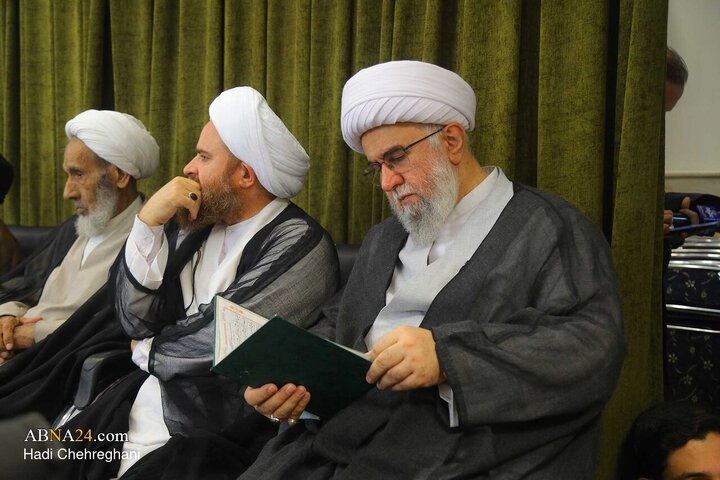 مراسم بزرگداشت مرحوم آیت‌الله شبیری زنجانی از سوی آیت‌الله نوری همدانی