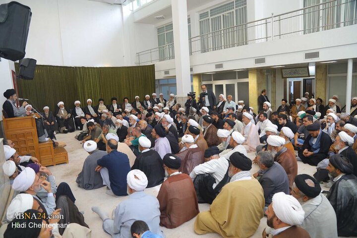 مراسم بزرگداشت مرحوم آیت‌الله شبیری زنجانی از سوی آیت‌الله نوری همدانی