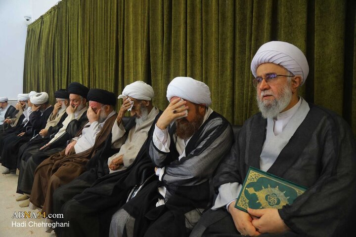 مراسم بزرگداشت مرحوم آیت‌الله شبیری زنجانی از سوی آیت‌الله نوری همدانی