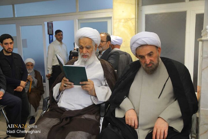 مراسم بزرگداشت مرحوم آیت‌الله شبیری زنجانی از سوی آیت‌الله نوری همدانی