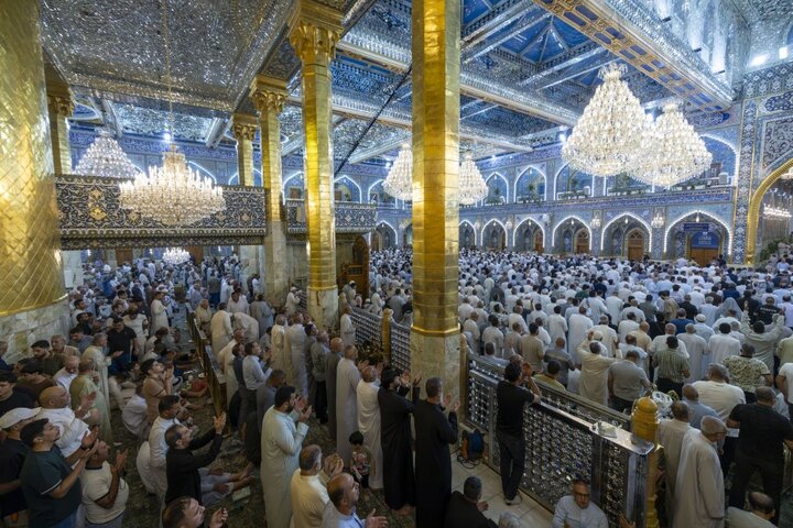 Noche de viernes en Karbala: imágenes del santuario de Abu al-Fadl al-Abbas