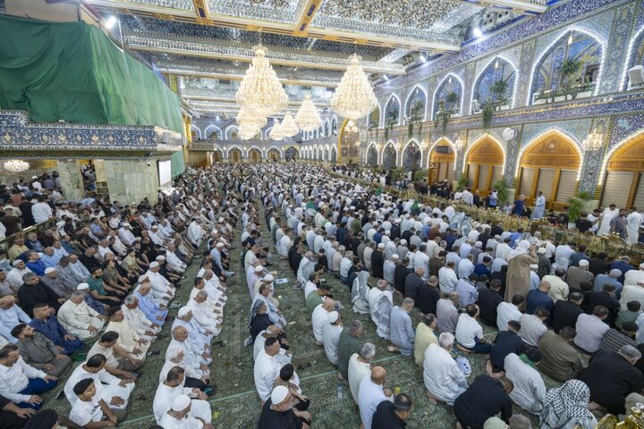 Noche de viernes en Karbala: imágenes del santuario de Abu al-Fadl al-Abbas
