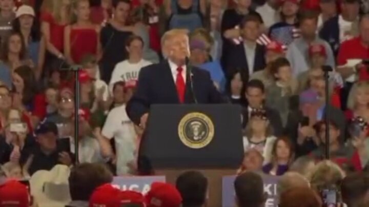Video| Nagsimulang magmakaawa ng boto si Trump
