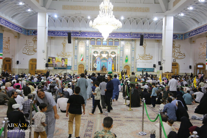 آیین دومین سالگرد شهادت سید حسن نصرالله در حرم حضرت فاطمه معصومه(س)