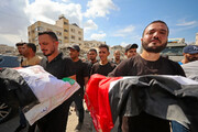 Galeri Foto: Pemakaman 105 Warga Palestina di Pemakaman Sheikh Ridwan Gaza