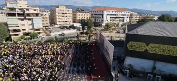 Видео | Ливан халгынын Шәһид Сејјид Һәсән Нәсруллаһын мәзары јанында издиһамлы топлантысы