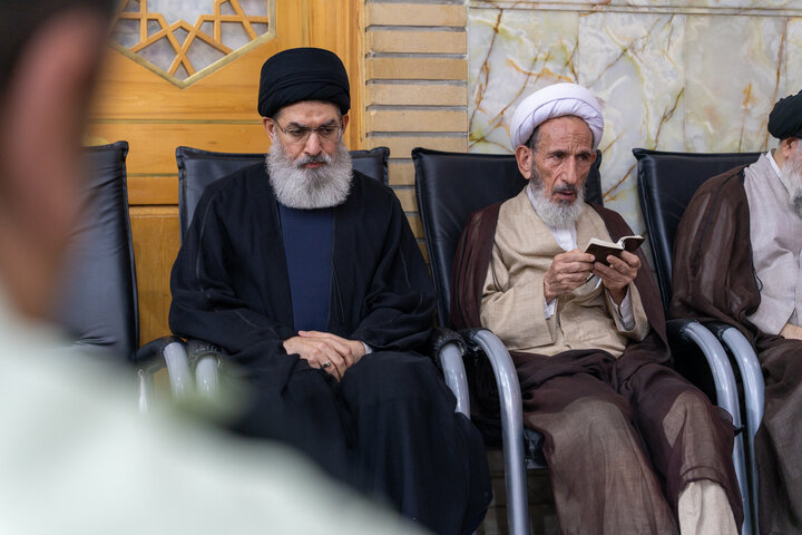 مراسم با شکوه بزرگداشت مجاهد کبیر شهید سید حسن نصرالله در حرم بانوی کرامت