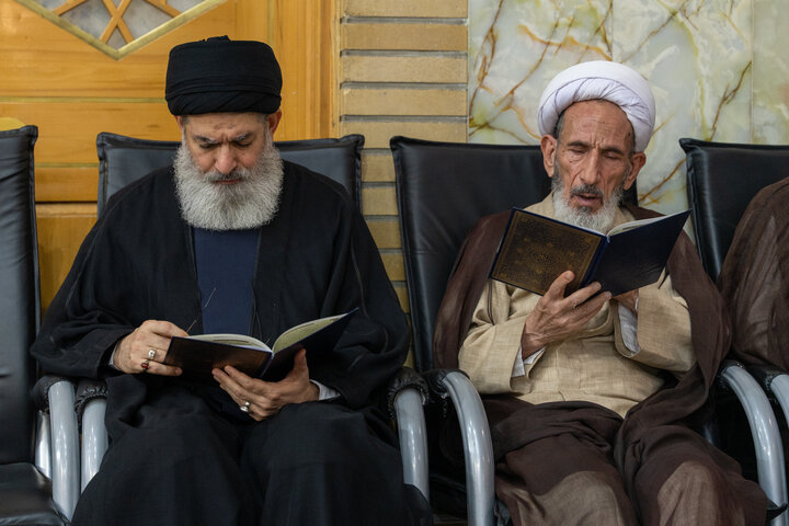 مراسم با شکوه بزرگداشت مجاهد کبیر شهید سید حسن نصرالله در حرم بانوی کرامت