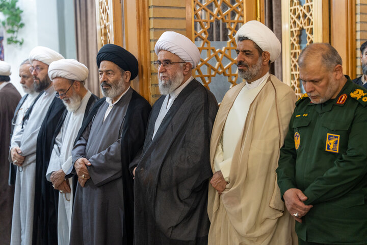 مراسم با شکوه بزرگداشت مجاهد کبیر شهید سید حسن نصرالله در حرم بانوی کرامت