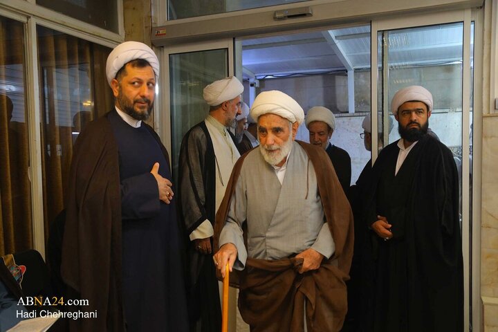 Photos: Memorial ceremony for Ayatollah Shobeiri Zanjani organized by Ayatollah Nouri Hamedani held in Qom