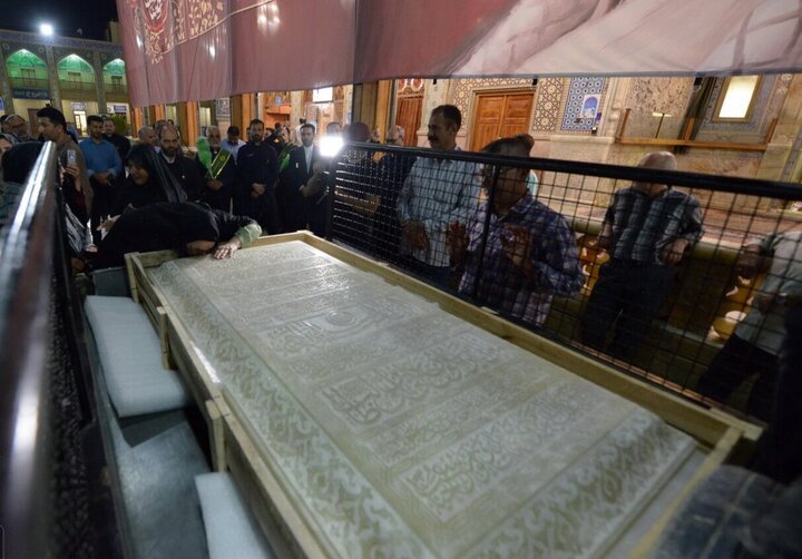 Photos: Unveiling of tombstone of Hazrat Abdol-Azim Holy Shrine