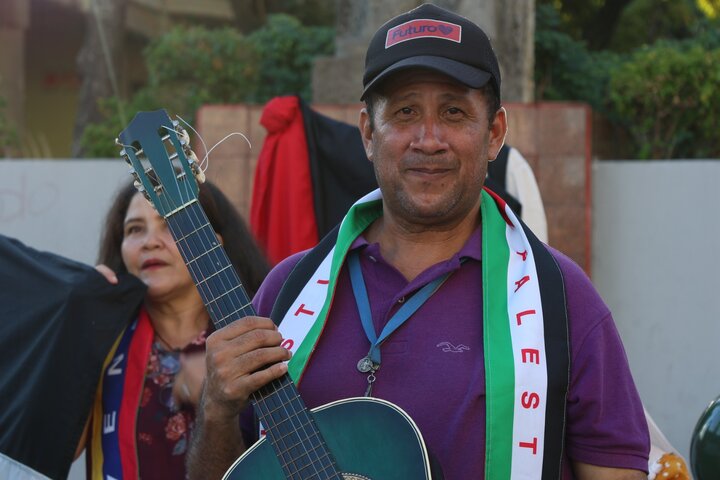 Informe fotográfico | Banderas palestinas ondean en Caracas en solidaridad con el pueblo de Gaza