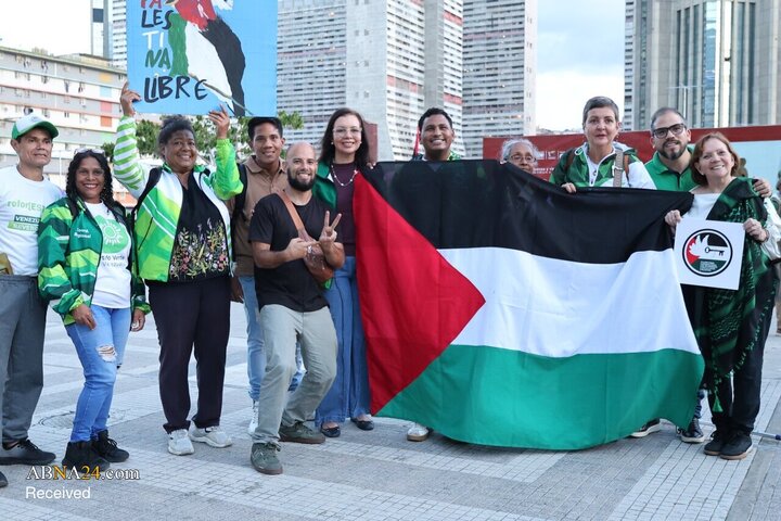 تجمع گروه‌ها و احزاب سیاسی ونزوئلا در حمایت از فلسطین و مقاومت
