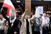 ایران، غزہ اور لبنان پر صیہونی حملوں کے خلاف یورپ کے کئی شہروں میں مظاہرے
