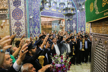 ویدیو | جلوه‌هایی از بارگاه منور بانوی کرامت