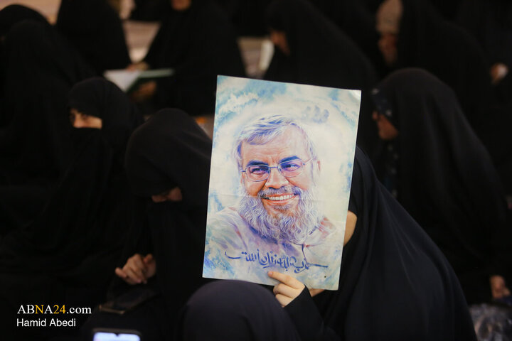 تقرير مصور/ الذكرى السنوية الثانية لاستشهاد السيد "حسن نصرالله" في حرم السيدة المعصومة (ع) بقم