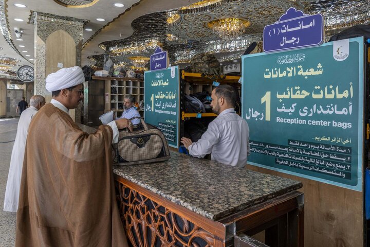 تقرير مصور/ قسم الشؤون الخدمية التابع للعتبة العباسية يقدّم خدمات متعددة لتلبية احتياجات الزائرين