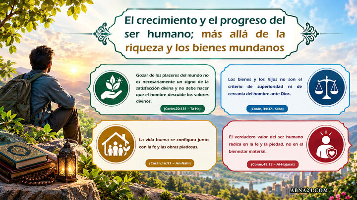 El crecimiento y el progreso del ser humano: más allá de la riqueza y la opulencia mundanas