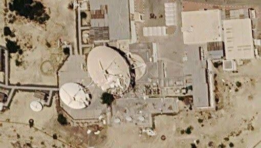 Tina-target ang satellite ground station