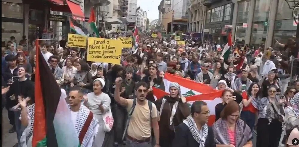 European Cities Witness Protests in Support of Iran, Gaza, Lebanon and Syria