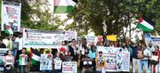 Photos: Pro-Palestine Activists Protest Police Harassment at Mumbai’s Azad Maidan