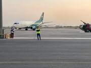تقرير مصور/ هبوط اول طائرة إيرانية في مطار النجف بعد رفع الحظر