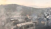 Photos: Israeli Settlers Set Fire to Car Repair Shop and Olive Trees Near Ramallah