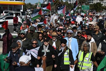Thousands join pro-Palestinian demonstration in South Africa