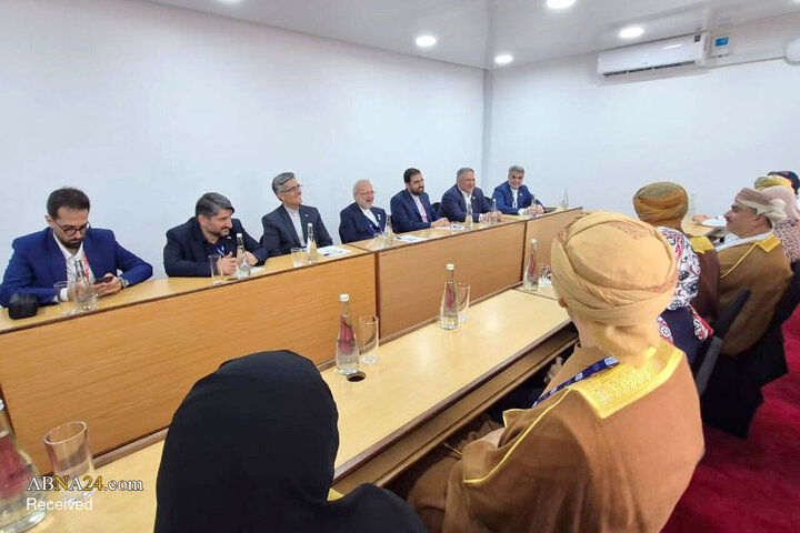 دیدار هیئت پارلمانی ایران و رئیس مجلس عمان