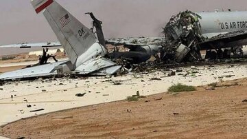 أكثر من 80 طائرة ومروحية تابعة للجيش الأمريكي دُمّرت خلال العدوان على إيران