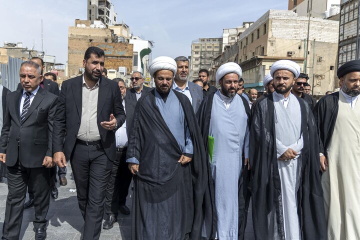 تقرير مصور/  مراسم تشييع الوجبة السادسة لرفات شهداء سجن بادوش في النجف الأشرف