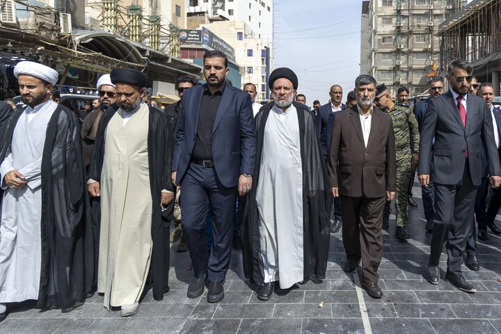 تقرير مصور/  مراسم تشييع الوجبة السادسة لرفات شهداء سجن بادوش في النجف الأشرف