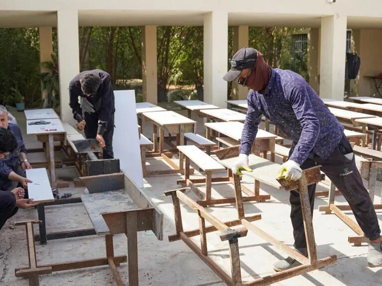 Holy Alawi Shrine Launches ‘Our Father Ali’ Campaign to Restore School Benches in Najaf