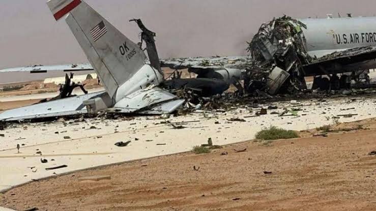 أكثر من 80 طائرة ومروحية تابعة للجيش الأمريكي دُمّرت خلال العدوان على إيران