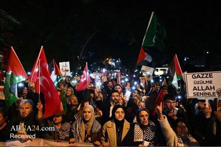 راهپیمایی «فلسطین آزاد» در قلب آنکارا