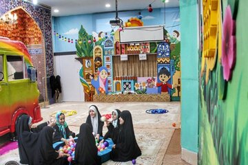 از «زیر گنبد طلا» تا «باغ فرشته‌ها»؛ برنامه‌های متنوع رواق کودک حرم حضرت معصومه(س)