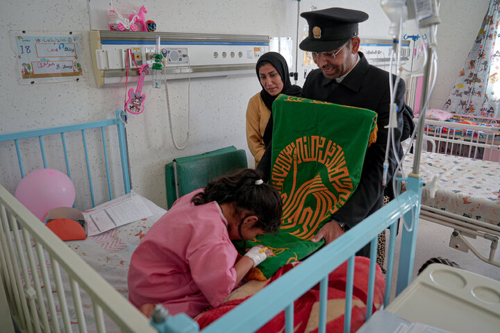 Photos: Presence of servants of Razavi Holy Shrine at Akbar Hospital in Mashhad
