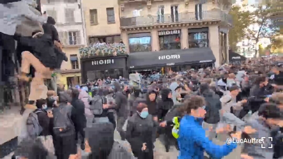 Video| Sagupaan sa Bastille Square