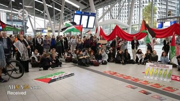 Photos: Gathering of Dutch people in support of Palestine
