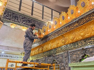 Photos: Al-Abbas Shrine Maintains Sacred Grille and Supports Preservation of Safi Safa al-Yamani Shrine in Najaf
