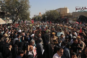 Rahoto Cikin Hotuna | Na Jana'izar Gawar Shahidi «Abbas Aghaei» - Qom
