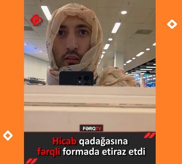 Video \ Əliyevlər sülaləsinin qanunsuz Hicab Qadağasına Fərqli Etiraz