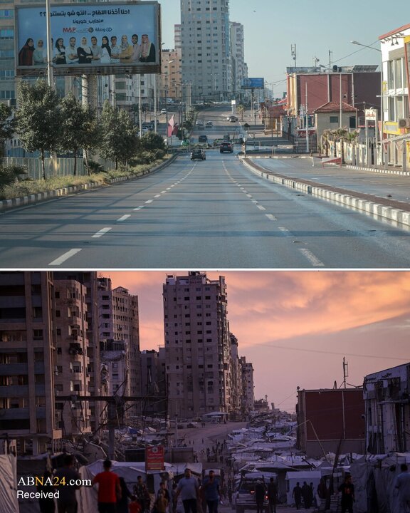 غزه پیش و پس از جنگ