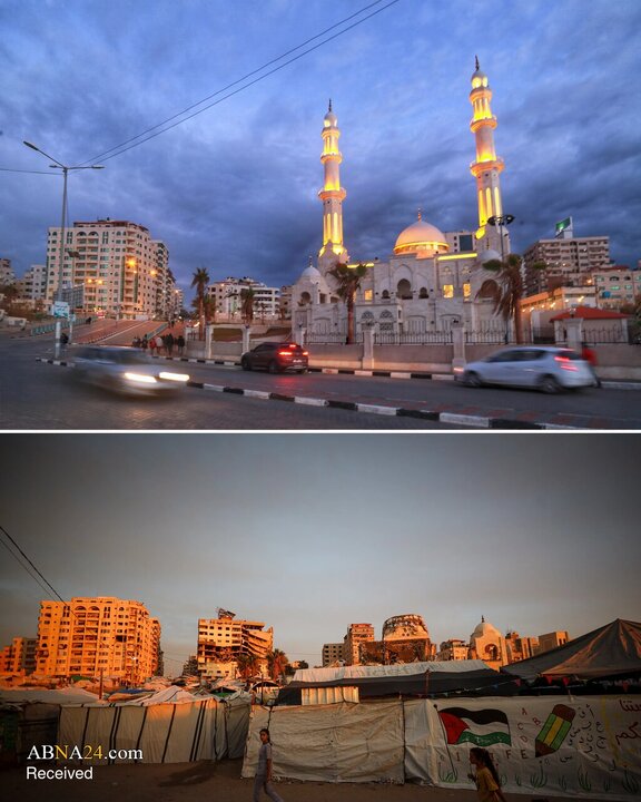 غزه پیش و پس از جنگ